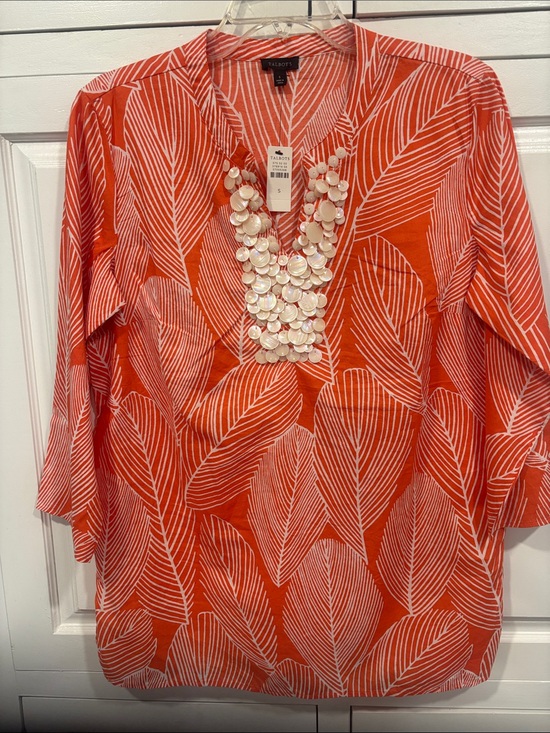 Tops - NWT Talbots Shell Collar V Neck Tunic - Gorgeous